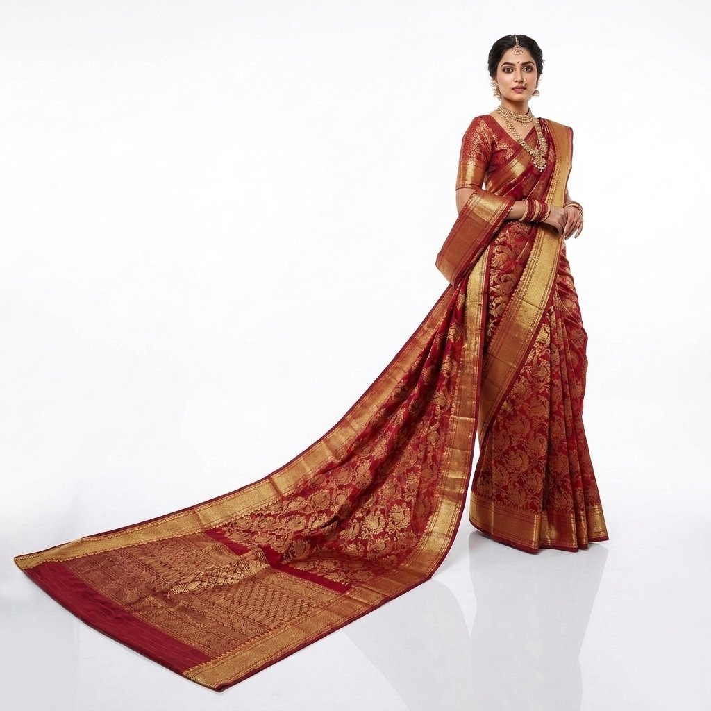 Red Saree